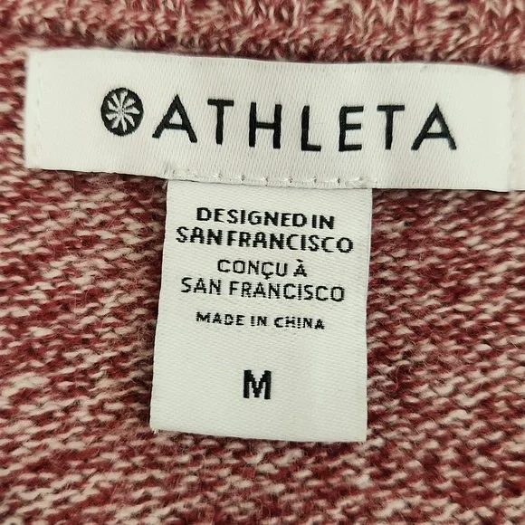 Athleta Mulberry Wool Cashmere Tunic Sweater. Size M - Picture 5 of 9